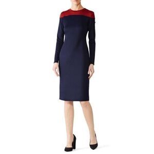 WAVERLY GREY Colorblock Yoke Sheath